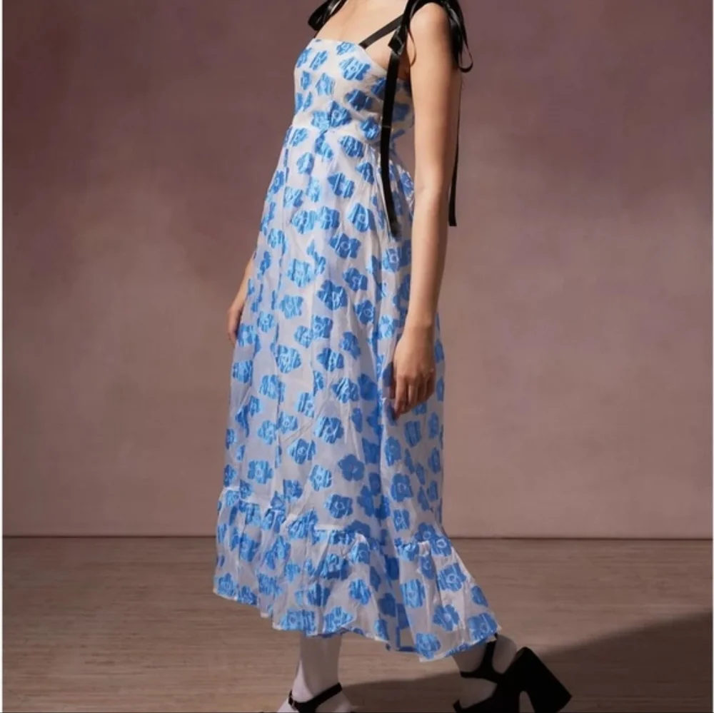 MWT Sister Jane Sweep Jacquard Floral Midi Dress - Picture 4 of 6